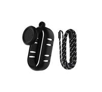 Custodia protettiva in silicone compatibile con Insta360 GO 3S, copertura protettiva per dissipazione del calore con laccetto da collo per fotocamera Insta 360 GO3S Thumb (nero)