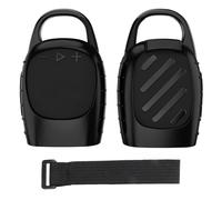 Custodia protettiva in silicone compatibile con JBL CLIP 5, mini altoparlante Bluetooth portatile, custodia protettiva in gomma morbida per Clip5 (nero)