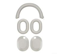 Custodia protettiva in silicone compatibile con Sony WH-1000XM6, include guscio esterno e cuscinetti per le orecchie, materiale morbido delicato sulla pelle, resistente al sudore e di lunga durata
