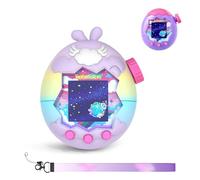 Custodia protettiva in silicone compatibile con Tamagotchi Paradise, antiurto e antigraffio con simpatico motivo unicorno, ritagli precisi, con pratico cordino per l'uso quotidiano