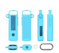 Custodia protettiva in silicone compatibile per Fiio Snowsky Echo Nano | Custodia per lettore MP3, cover protettiva per lettore audio portatile, custodia da viaggio con gancio