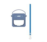 Custodia protettiva in silicone con tracolla integrata compatibile con Bose For SoundLink (2a generazione) per una maggiore portabilità e vestibilità sicura (blu)