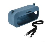 Custodia protettiva in silicone con tracolla per altoparlante Bose Plus - Nero (blu)