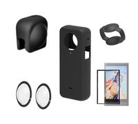 Custodia protettiva in silicone Copriobiettivo Copriobiettivo Tappo, for accessori for Insta 360 X 3(Color:KIT 2)