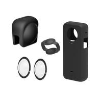 Custodia protettiva in silicone Copriobiettivo Copriobiettivo Tappo, for accessori for Insta 360 X 3(Color:KIT 1)