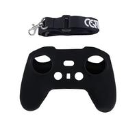 Custodia protettiva in silicone Cover Sleeve per DJI AVATA/FPV UAV Remote Controller con cordino Resistente agli urti Drone Accessori Maniglia Anti caduta e Anti raschiatura (black)