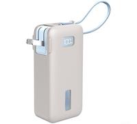 Custodia protettiva in silicone, custodia morbida per Anker per nano 3 in 1 10000 mAh, con design elegante, antiurto, antigraffio, colore grigio
