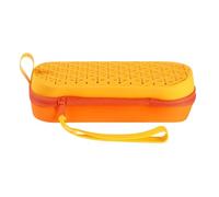 Custodia protettiva in silicone | Custodia protettiva colorata per occhialini da nuoto con foro di scarico, portatili per nuoto, supporto per occhiali da sole per attività all'aperto, Giallo