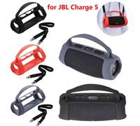 Custodia protettiva in silicone Custodia protettiva impermeabile Custodia da viaggio antiurto con tracolla per altoparlante JBL Charge 5