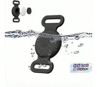 Custodia protettiva in silicone impermeabile e traspirante per Airtag, per collare per animali domestici. Copertura antifurto GPS leggera e morbida per cani, gatti e cuccioli, accessori per animali do
