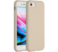 ACCEZZ protettiva in silicone liquido Cover per Apple iPhone 7/ iPhone 8/ iPhone SE (2020)/ iPhone SE (2022), Beige