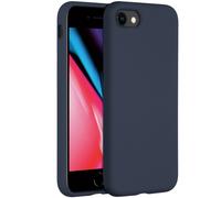 ACCEZZ protettiva in silicone liquido Cover per Apple iPhone 7/ iPhone 8/ iPhone SE (2020)/ iPhone SE (2022), Blu scuro