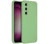ACCEZZ protettiva in silicone liquido Cover per Samsung Samsung Galaxy S23 FE, Verde