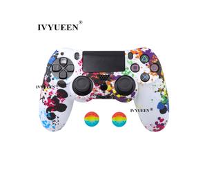 Custodia protettiva in silicone mimetico Graffiti A-19 Colors per controller Sony Dualshock 4 PS4 DS4 Pro Slim