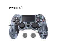 Custodia protettiva in silicone mimetico grigio mimetico da 19 colori per Sony Dualshock 4 PS4 DS4 Pro Slim Controller