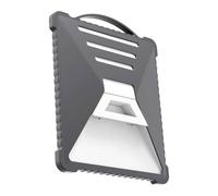 Custodia protettiva in silicone Mini, 33 x 27 cm, grigio segnale | Su misura per Starlink Mini, in silicone morbido e resistente alle cadute, aperture per il segnale, spessore completo