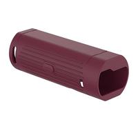 Custodia protettiva in silicone morbida per Garmin Varia UT800 per bicicletta da equitazione, antiurto, anti-goccia, colore rosso vino