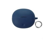 Custodia protettiva in silicone morbido auricolari per QCY Crossky C50i | Custodia protettiva per auricolari antiurto, antigraffio e antipolvere con moschettone