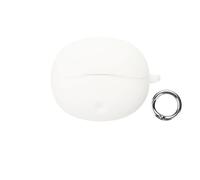 Custodia protettiva in silicone morbido auricolari per QCY Crossky C50i | Custodia protettiva per auricolari antiurto, antigraffio e antipolvere con moschettone