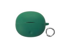Custodia protettiva in silicone morbido auricolari per QCY Crossky C50i | Custodia protettiva per auricolari antiurto, antigraffio e antipolvere con moschettone