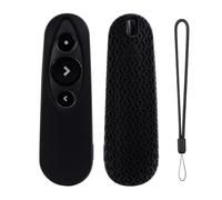 Custodia protettiva in silicone morbido compatibile con Logitech Wireless Presenter R 500S, per custodie per telecomando in silicone Logitech R500 (nero)