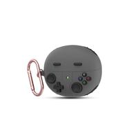 Custodia protettiva in silicone morbido per Huawei Freeclip, delicata sulla pelle, con moschettone, protezione completa, grigio scuro