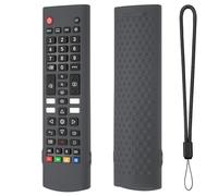 Custodia protettiva in silicone morbido per LG AKB75375604 AKB75095302 AKB73715601 per LG AKB Series Smart TV Remote Cover (grigio scuro)
