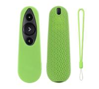 Custodia Protettiva in Silicone Morbido per Logitech R500S/R500 Wireless Presenter: Rivestimento Antiscivolo e Antishock con Laccetto, Resistente ai Graffi e Impugnatura Ergonomica (Verde)
