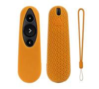 Custodia Protettiva in Silicone Morbido per Logitech R500S/R500 Wireless Presenter: Rivestimento Antiscivolo e Antishock con Laccetto, Resistente ai Graffi e Impugnatura Ergonomica (Arancione)