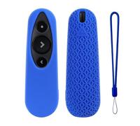 Custodia Protettiva in Silicone Morbido per Logitech R500S/R500 Wireless Presenter: Rivestimento Antiscivolo e Antishock con Laccetto, Resistente ai Graffi e Impugnatura Ergonomica (Blu)