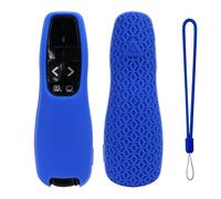 Custodia Protettiva in Silicone Morbido per Logitech Wireless Presenter R400: Rivestimento Antiscivolo e Antishock con Laccetto, Resistente ai Graffi e Impugnatura Ergonomica (Blu)