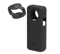 Custodia protettiva in silicone morbido per obiettivo e protezione dello schermo per fotocamera Insta360 ONE X3