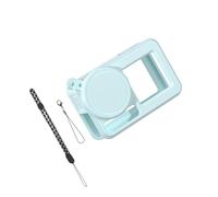 Custodia protettiva in silicone per Action 5 Camera con collo e cinghie anti-smarrimento, con copriobiettivo 4 in 1, kit di accessori per la protezione della fotocamera