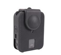 Custodia protettiva in silicone per action camera DJI Osmo 360, morbida copertura integrale con design aperto laterale della batteria, copriobiettivo antigraffio e copertura dello schermo per