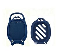Custodia protettiva in silicone per altoparlante Bluetooth portatile JBL CLIP 5, leggera, antiurto e a prova di caduta, organizer audio esterno (blu)