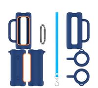 Custodia protettiva in silicone per altoparlante JBL GRIP minimalista e accessorio antipolvere (blu)