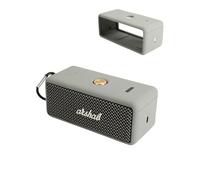 Custodia protettiva in silicone per altoparlanti Bluetooth portatili Marshall Emberton II, antiurto, antipolvere e impermeabile, per un uso senza preoccupazioni ovunque, bianco