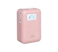 Custodia protettiva in silicone per Anker Nano 45W 10000mAh Power Bank - Cover sottile antiurto con dissipazione del calore - Nero, Grigio, Rosa (rosa)
