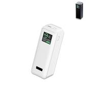 Custodia protettiva in silicone per Anker Prime Power Bank, 27650 mAh, 3 porte, 250 W, lavabile ripetutamente, protezione all-inclusive (trasparente)