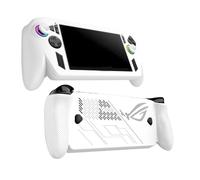 Custodia Protettiva in Silicone per ASUS ROG Ally X, Cover Antishock Completa con Coperchi per Joystick, Presa Antiscivolo, Tagli Precisi per Carica e Porte, Facile da Pulire (Bianco)