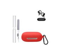 Custodia protettiva in silicone per auricolari Anker Soundcore AeroFit 2, resistente ed ecologica, con fori precisi e compatibilità di ricarica, antiurto, confortevole al tatto, colore: rosso