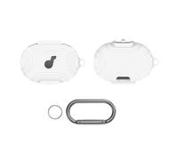 Custodia protettiva in silicone per auricolari Anker Soundcore Space A40, antiurto, con moschettone, compatibile, antigraffio