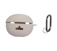 Custodia protettiva in silicone, per auricolari Baseus MC1 Pro, resistente alle cadute, antigraffio, accessori di ricarica (beige)