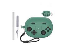 Custodia protettiva in silicone per auricolari Huawei FreeBuds 6i/5i, resistente e rispettosa dell'ambiente, con fori precisi e compatibilità di ricarica, antiurto, piacevole al tatto, verde