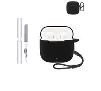 Custodia protettiva in silicone per auricolari Huawei FreeBuds SE 2, resistente ed ecologica, con fori precisi e compatibilità di ricarica, antiurto, confortevole al tatto, colore nero