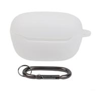 Custodia protettiva in silicone per auricolari JBL for Endurance Race 2, a lunga durata, accessorio fitness leggero con clip, diversi colori (bianco)