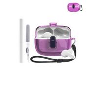Custodia protettiva in silicone per auricolari JBL Vibe Beam/Wave200TWS, resistente ed ecologica, con fori precisi e compatibilità di ricarica, viola
