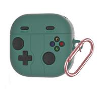 Custodia protettiva in silicone per auricolari Samsung Galaxy Buds4, custodia protettiva per Buds 4 Pro, con gancio (verde)