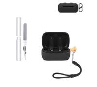 Custodia protettiva in silicone per auricolari Skullcandy DIME 3, resistente ed ecologica, con fori precisi, antiurto, impermeabile, confortevole al tatto, colore nero