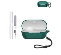 Custodia protettiva in silicone per auricolari Sony WF-C710N, resistente ed ecologica, con fori precisi e compatibilità di ricarica, antiurto, confortevole al tatto, verde